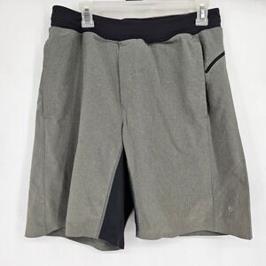 Lululemon Shorts Mens Medium Gym Performance Running Activewear Training Gray